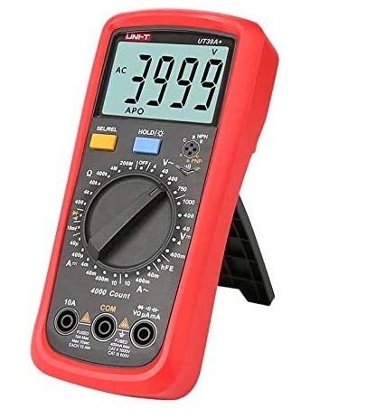 UNI-T UT39A+ Digital Multimeter | 4000 Counts | CAT III 600V | Overvoltage & Overcurrent Alarm | NCV Detection | Transistor Test | Model: UT39A+_img_0