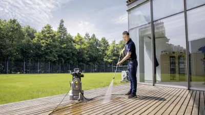 KARCHER HD 4/10x Classic High Pressure Washer | 1800W Power | 145 Bar | Integrated Hose Reel | Dirt Blaster | Car Washer | Stock: 15209760_img_9