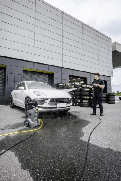 KARCHER HD 4/10x Classic High Pressure Washer | 1800W Power | 145 Bar | Integrated Hose Reel | Dirt Blaster | Car Washer | Stock: 15209760_img_5
