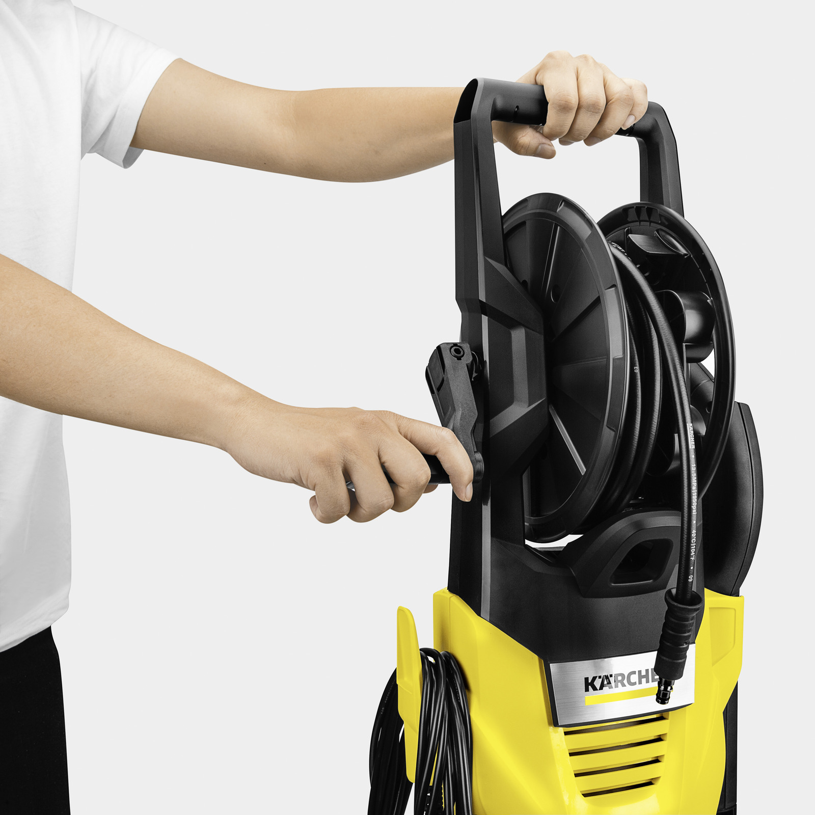 KARCHER K3 HR Plus High Pressure Washer | 1400W Power | 120 bar | Integrated Hose Reel | Dirt Blaster | Car Washer | Stock: 15992610_img_4