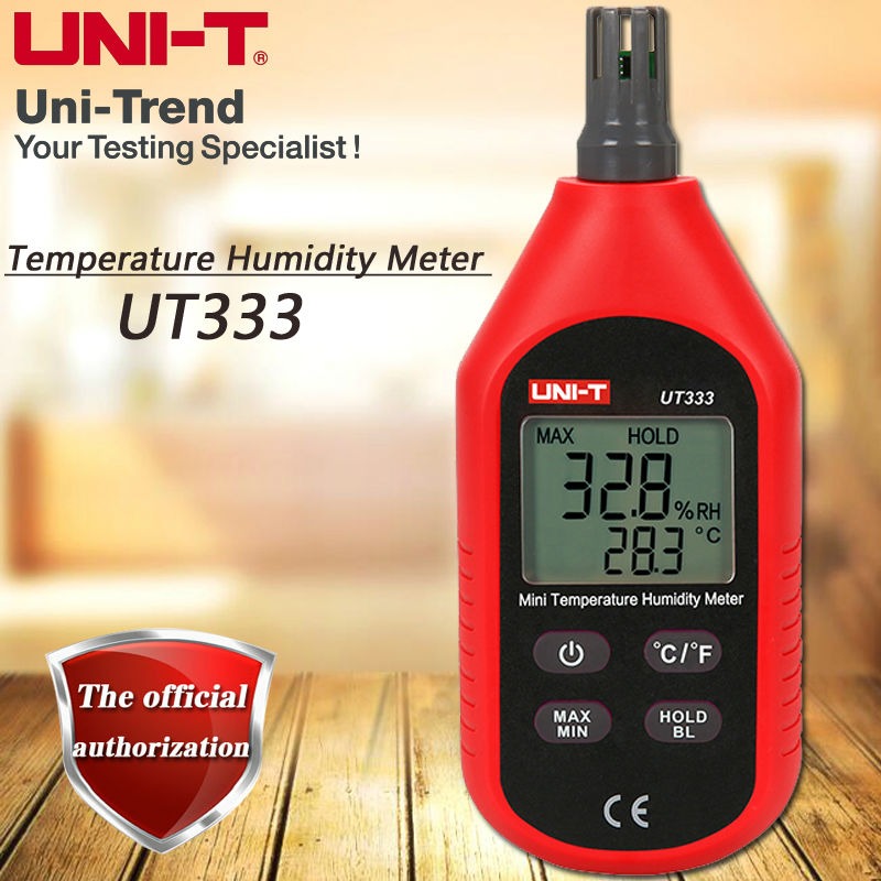 UNI-T UT333 Mini Temperature Humidity Meter | -10~60°C | 0~100%RH | MAX/MIN | Backlight | Auto Power Off | Model: UT333_img_3