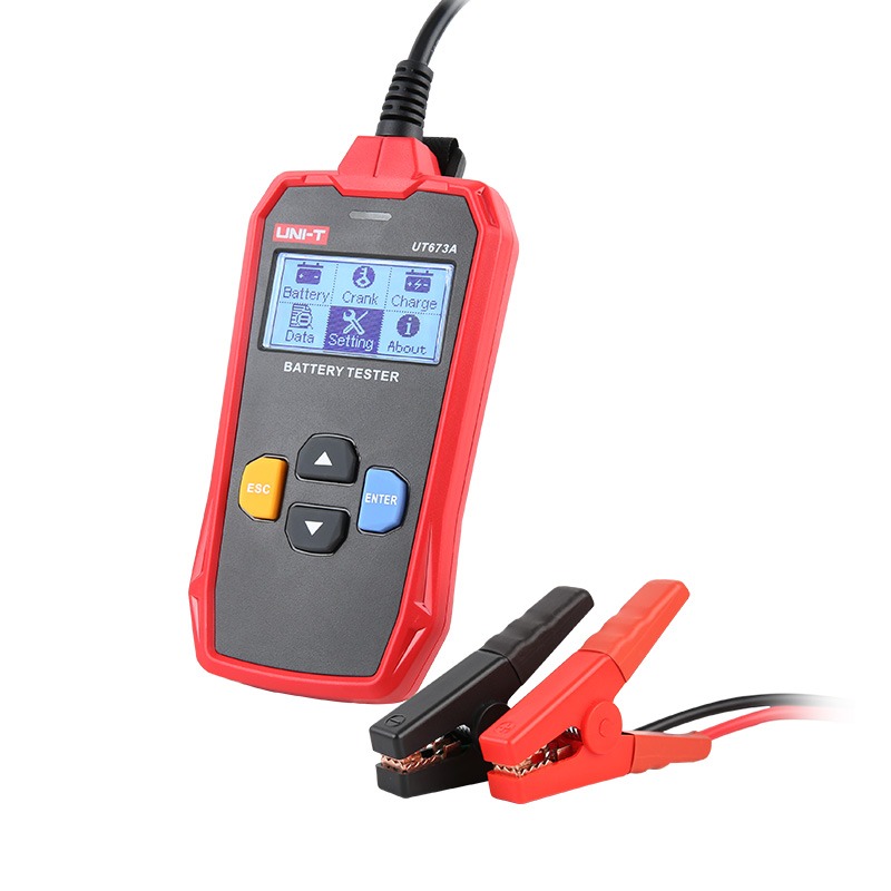 UNI-T UT673A / UT675A Battery Testers, 12V/24V, 3Ah-250Ah, Lead Acid, AGM, GEL, EFB; Model: UT673A | UT675A_img_5