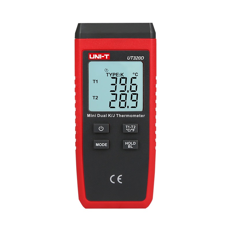 UNI-T UT320D Mini Contact Type Thermometer | Dual Channel K/J Thermocouple | Temperature Difference Measurement_img_0