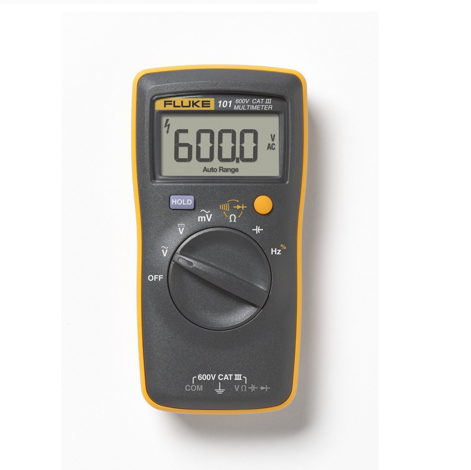 FLUKE 101 Digital Multimeter | Pocket Sized | CAT III 600V | 0.5% Basic DC Accuracy | Model: 101_img_0