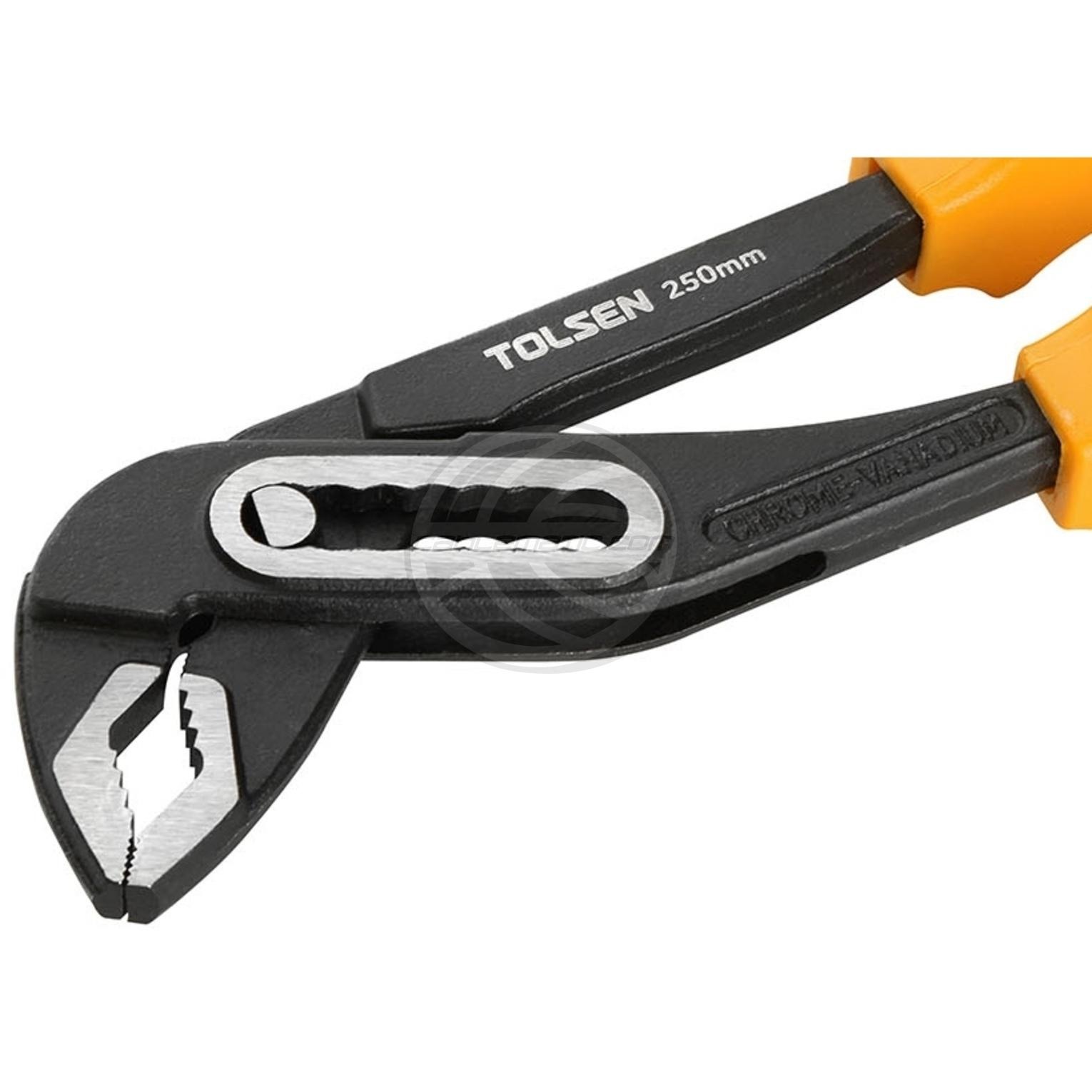 TOLSEN 10029 Water Pump Pliers | 10" (250mm) | Industrial GRIPro Series | CrV Steel | Black Finish | Model: 10029_img_7