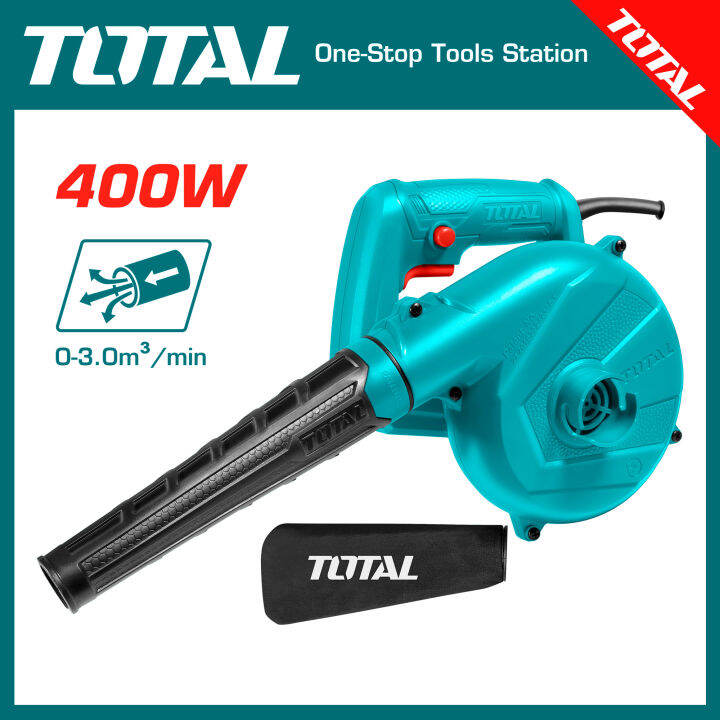TOTAL TB2046 Aspirator Blower, 400W, 14,000 RPM, 3.0 m³/min Airflow, Dust Bag & Blowing Pipe | Model: TB2046_img_1