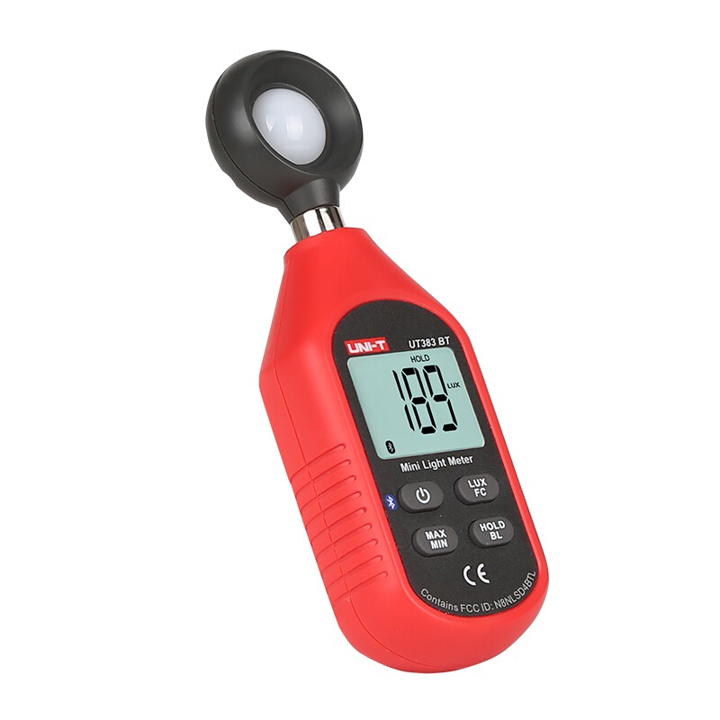 UNI-T UT383 | UT383BT Mini Light Meters, 0-199,900 Lux, 0-18,500 FC, MAX/MIN, Data Hold, Backlight; Model: UT383 | UT383BT_img_0