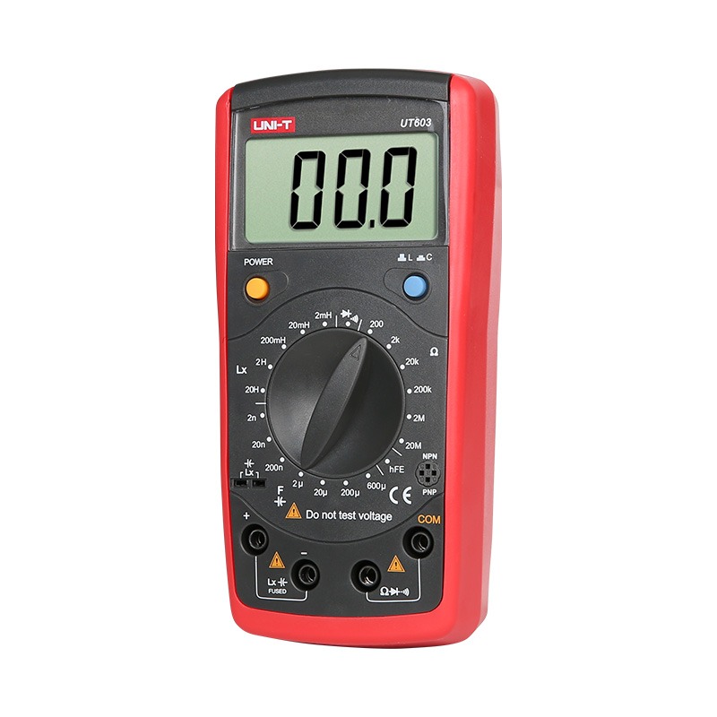 UNI-T UT603 Digital Inductance Capacitance Meter | 2000 Counts | Manual Range | LCR Meter | Transistor Test | Model: UT603_img_2