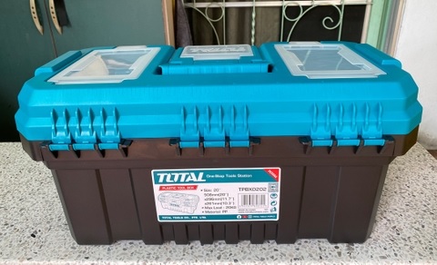 TOTAL Plastic Tool Box, 17" & 20", PP Material, High-Strength Handle, With Tray | Models: TPBX0171 | TPBX0201_img_8