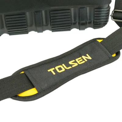 TOLSEN 80103 Tool Bag, Industrial, 16", Rigid Frame, Reinforced Plastic Base, Adjustable Shoulder Strap | Model: 80103_img_6
