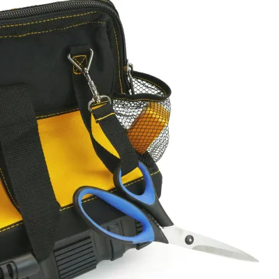 TOLSEN 80103 Tool Bag, Industrial, 16", Rigid Frame, Reinforced Plastic Base, Adjustable Shoulder Strap | Model: 80103_img_8