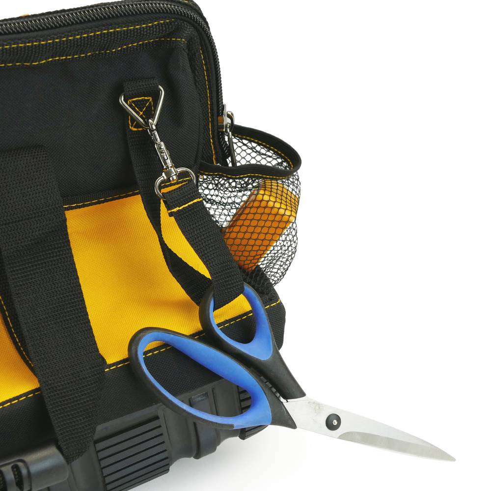 TOLSEN 80103 Tool Bag, Industrial, 16", Rigid Frame, Reinforced Plastic Base, Adjustable Shoulder Strap | Model: 80103_img_8