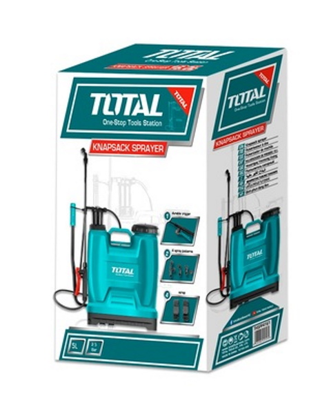 TOTAL THSPP41602 Knapsack Sprayer | 16 Litre Capacity | Manual / Battery Operated | Agricultural & Garden Sprayer | Model: THSPP41602_img_1