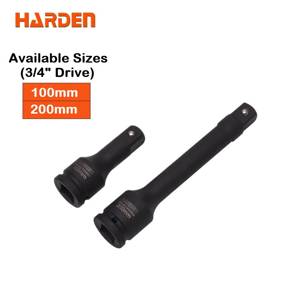 HARDEN Extension Bar ( 3/4" Dr. x 100mm | 3/4" Dr. x 200mm); 530651 | 530652_img_0