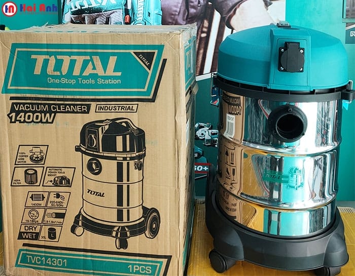 TOTAL TVC14301 Vacuum Cleaner, 1400W, 30L Capacity, Wet & Dry, Industrial, HEPA Filter | Model: TVC14301_img_4