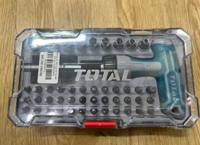 TOTAL TACSD30476 47 Pcs T-Handle Wrench Screwdriver Set | Ratchet Handle | Bits & Sockets | Model: TACSD30476_img_2