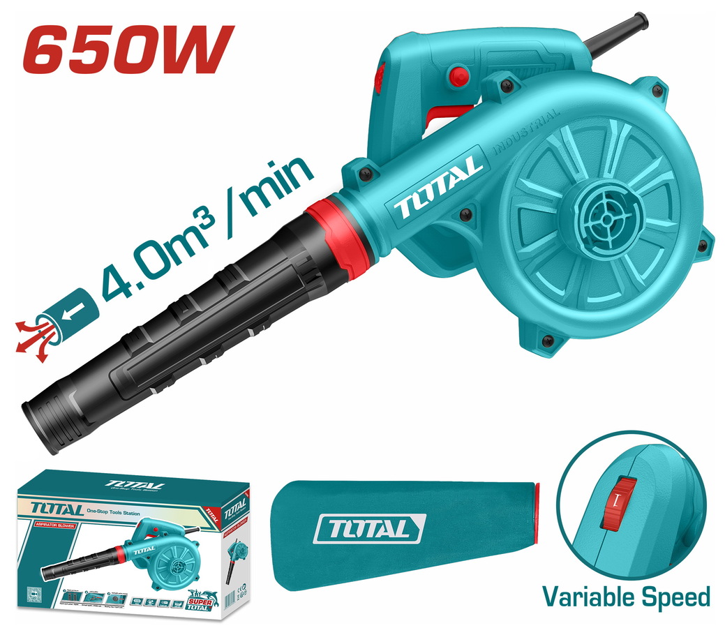 TOTAL TB6036 Aspirator Blower, 650W, Industrial, Variable Speed, Dust Collection | Model: TB6036_img_0