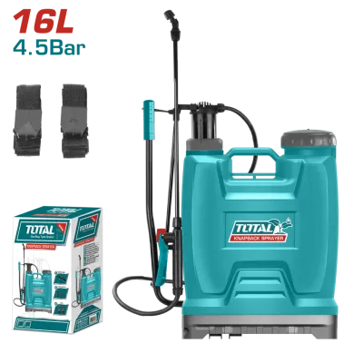 TOTAL THSPP41602 Knapsack Sprayer | 16 Litre Capacity | Manual / Battery Operated | Agricultural & Garden Sprayer | Model: THSPP41602_img_0