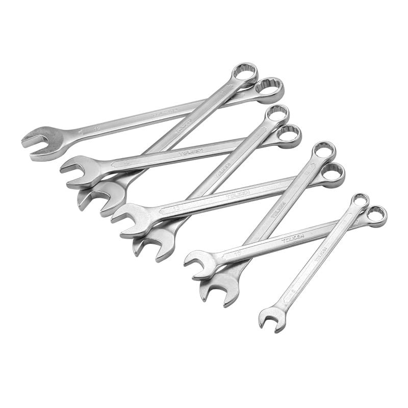 TOLSEN 15887 8Pcs Combination Spanner Set | Chrome Plated | Matt Finish | DIN3113 | Sizes 8-19mm | Model: 15887_img_3