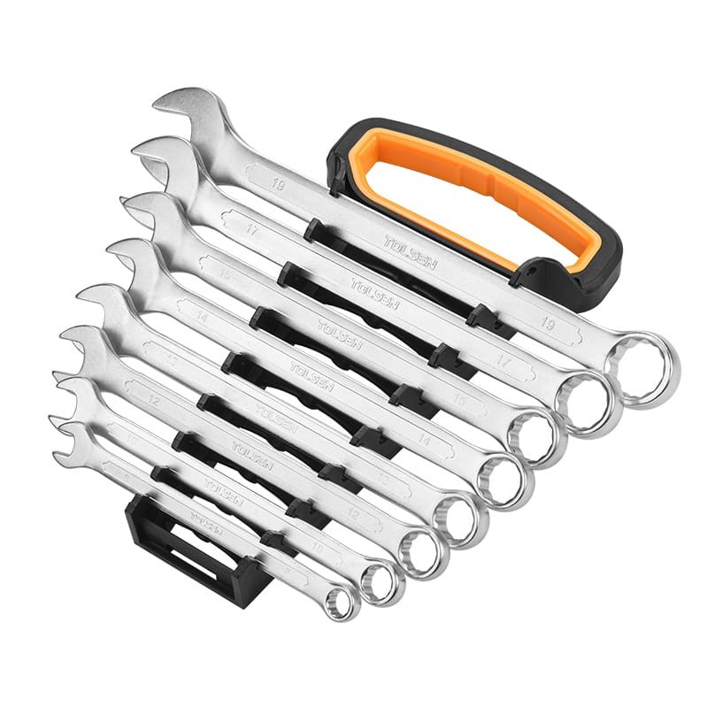 TOLSEN 15887 8Pcs Combination Spanner Set | Chrome Plated | Matt Finish | DIN3113 | Sizes 8-19mm | Model: 15887_img_4