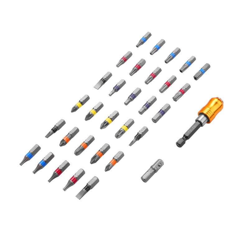 TOLSEN 20370 32Pcs Screwdriver Bit Set, S2 Steel, Magnetic Bit Holder, Security Bits Included | Model: 20370_img_2