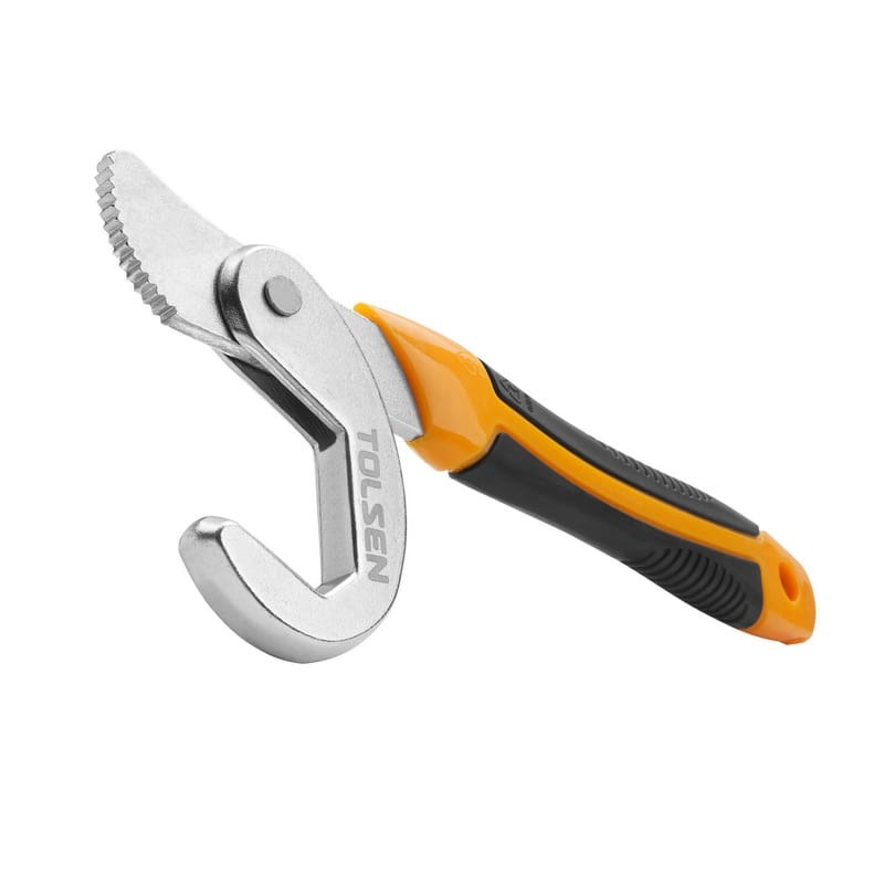TOLSEN 15282 Universal Wrench | 2pcs Set | 9-32mm Capacity | TPR Handle | Chrome Finished | Special Tool Steel | Model: 15282_img_4