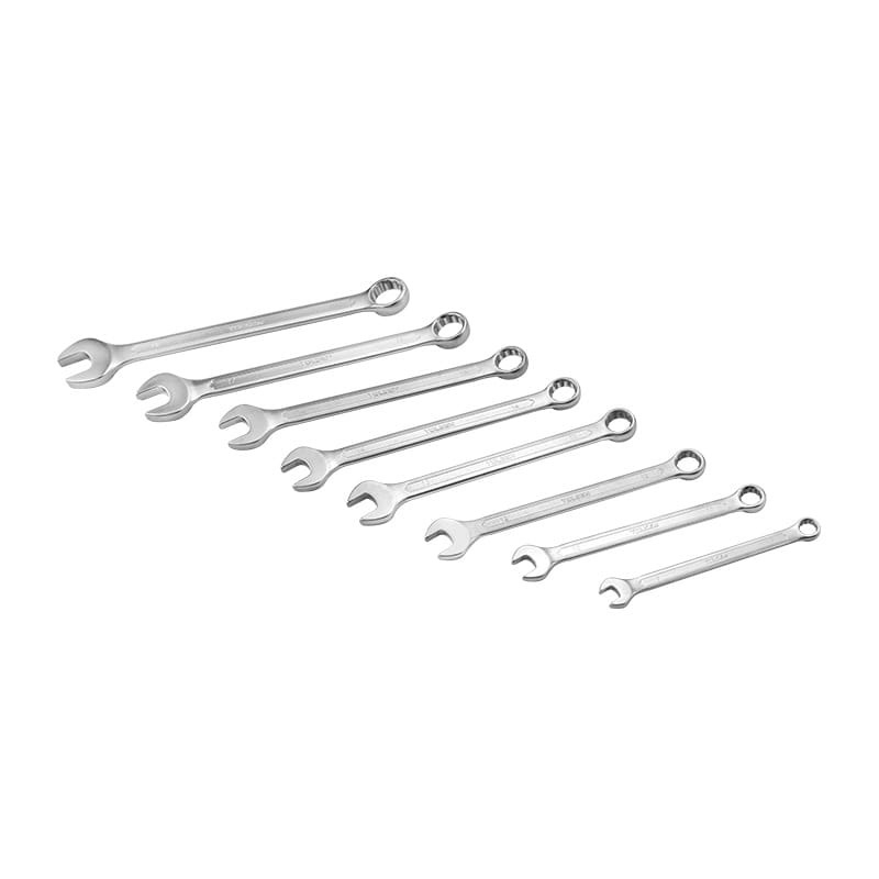 TOLSEN 15887 8Pcs Combination Spanner Set | Chrome Plated | Matt Finish | DIN3113 | Sizes 8-19mm | Model: 15887_img_5