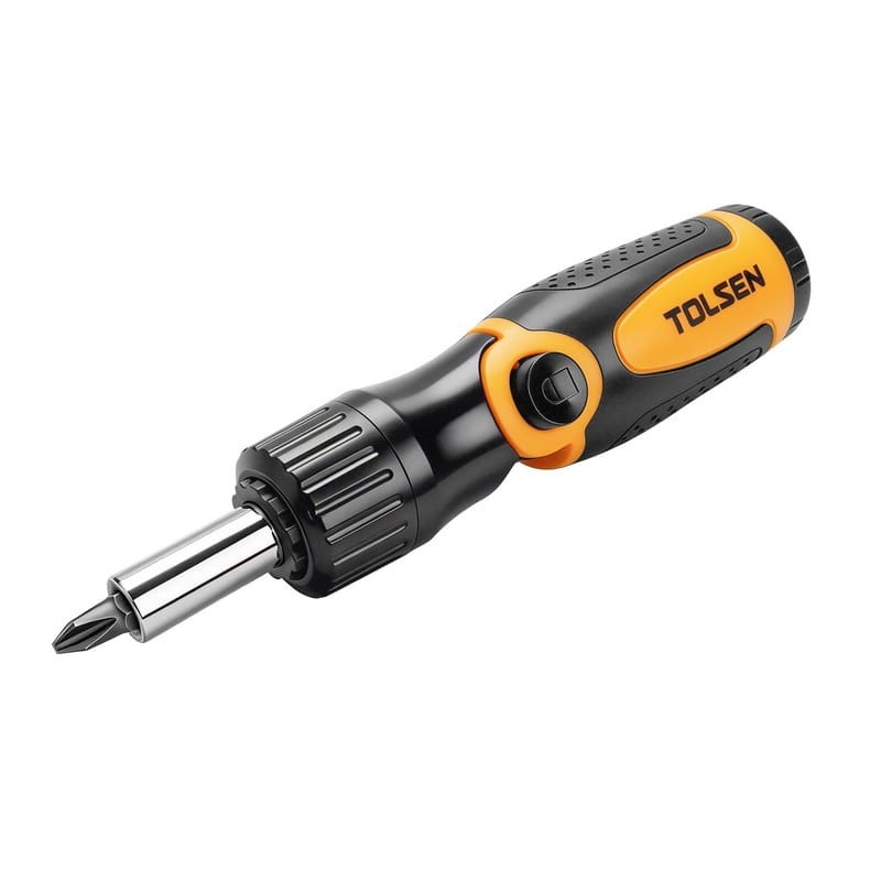 TOLSEN 20040 14 in 1 Ratchet Screwdriver | Includes Bit Holder | Phillips, Slotted & Torx Bits | 12 Bits | Model: 20040_img_7