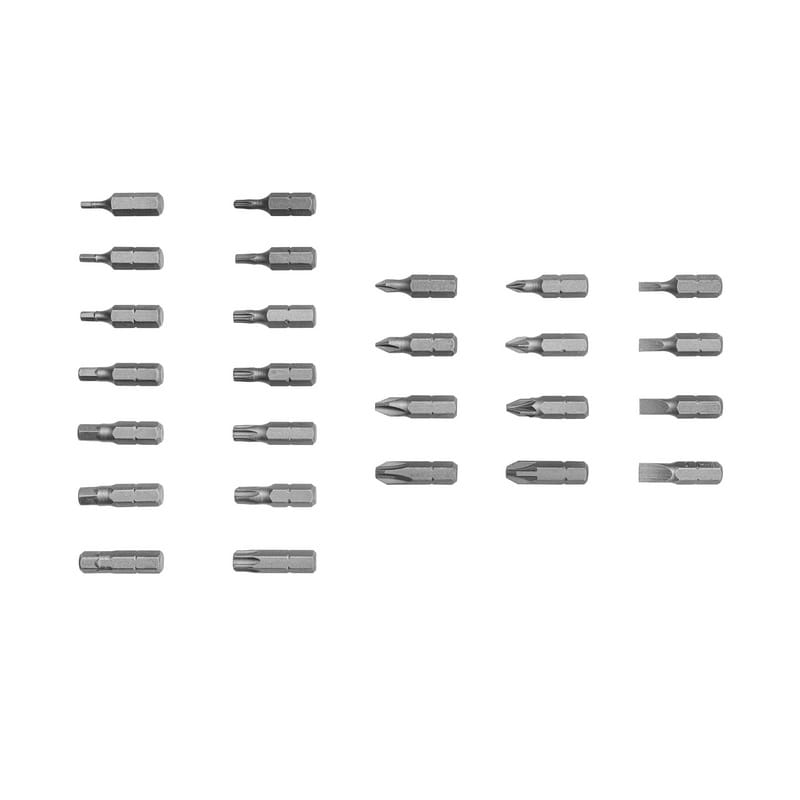 TOLSEN 20035 38Pcs Bit & Ratchet Socket Set | 1/4" Drive | Cr-V Bits | TPR Handle | Plastic Case | Model: 20035_img_6