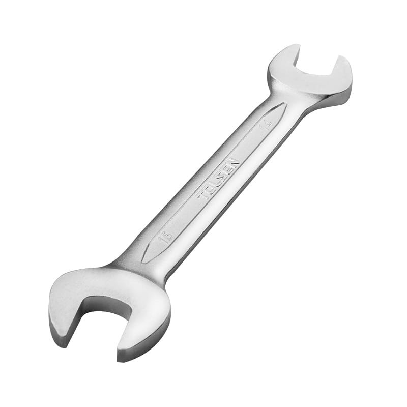 TOLSEN 15891 8Pcs Double Open End Spanner Set, Chrome Plated, Satin Finish, DIN3110 | Sizes 6×7 to 20×22mm | Model: 15891_img_8