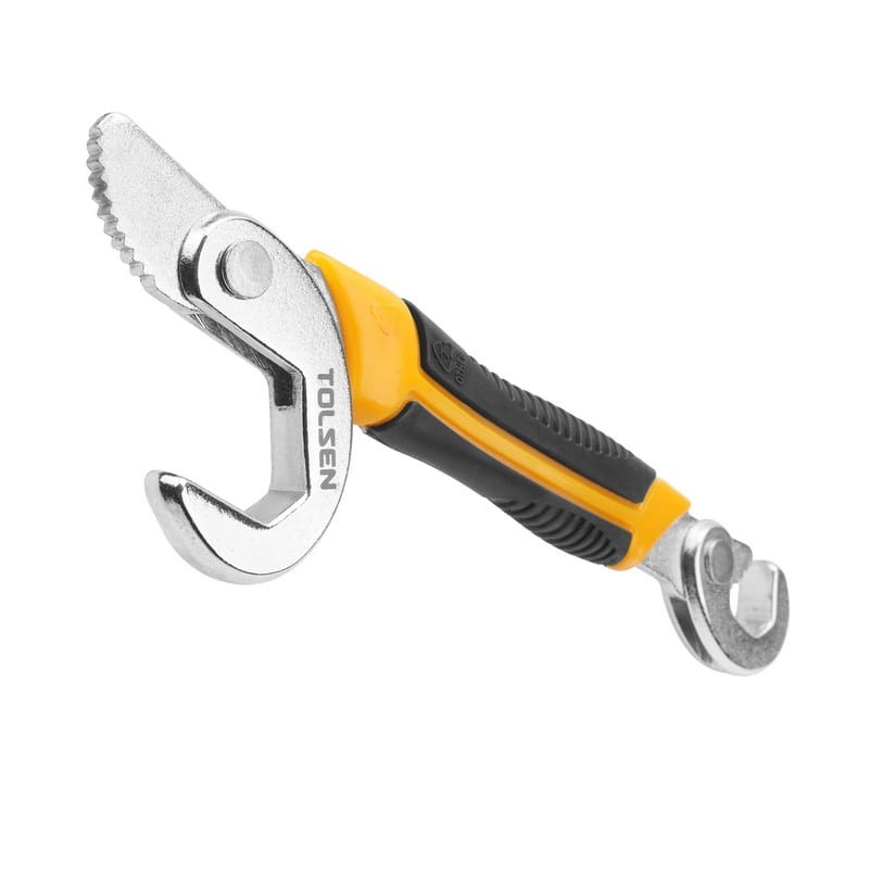 TOLSEN 15282 Universal Wrench | 2pcs Set | 9-32mm Capacity | TPR Handle | Chrome Finished | Special Tool Steel | Model: 15282_img_5