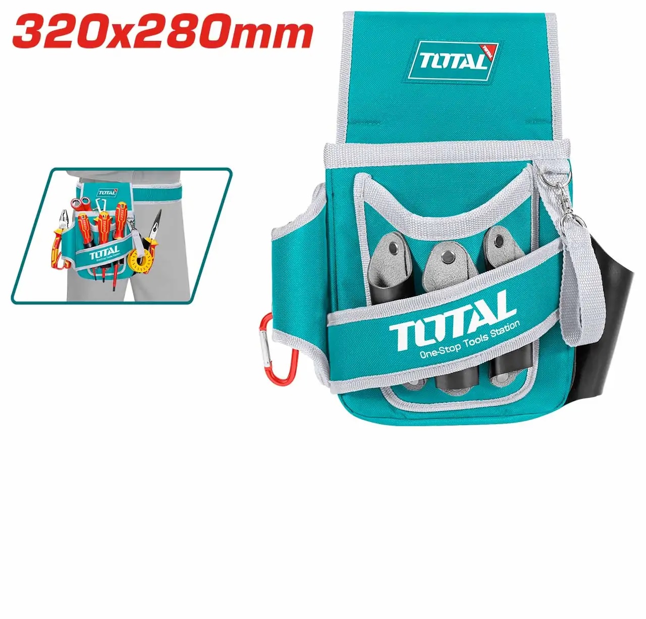 TOTAL TOS23090 5Pcs Tools Bag combo set, Portable Tool Bag | Model: TOS23090_img_2