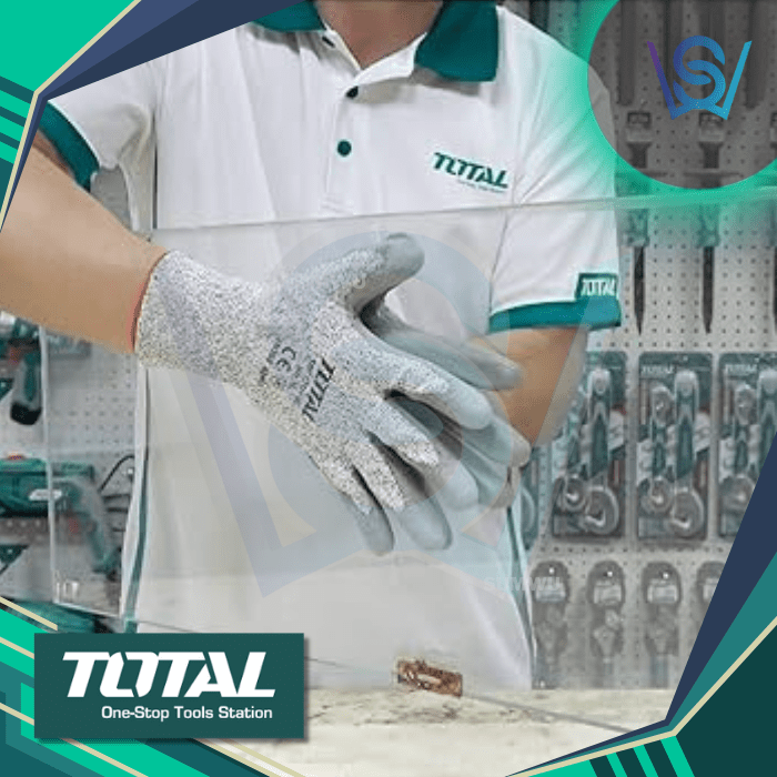 TOTAL TSP1702-XL Cut Resistance Gloves, EN388 4X43C, PU & HPPE, Anti-Static, Industrial | Model: TSP1702-XL_img_2