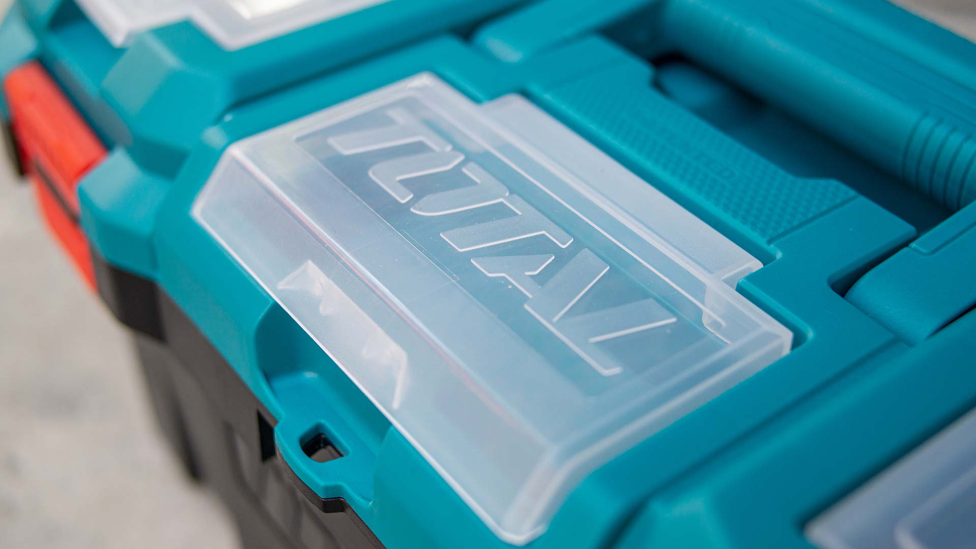 TOTAL Plastic Tool Box, 17" & 20", PP Material, High-Strength Handle, With Tray | Models: TPBX0171 | TPBX0201_img_4