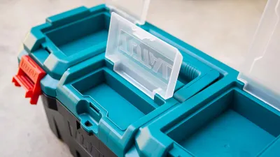 TOTAL Plastic Tool Box, 17" & 20", PP Material, High-Strength Handle, With Tray | Models: TPBX0171 | TPBX0201_img_7