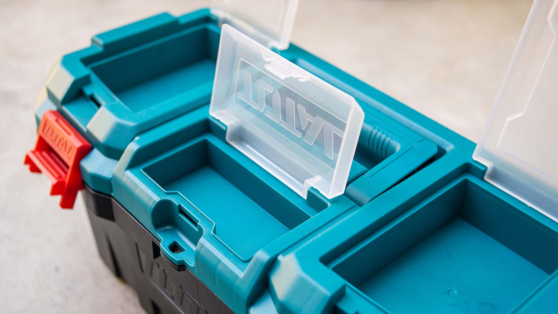 TOTAL Plastic Tool Box, 17" & 20", PP Material, High-Strength Handle, With Tray | Models: TPBX0171 | TPBX0201_img_7