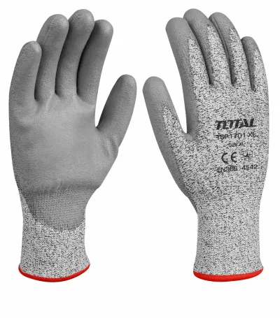 TOTAL TSP1702-XL Cut Resistance Gloves, EN388 4X43C, PU & HPPE, Anti-Static, Industrial | Model: TSP1702-XL_img_3