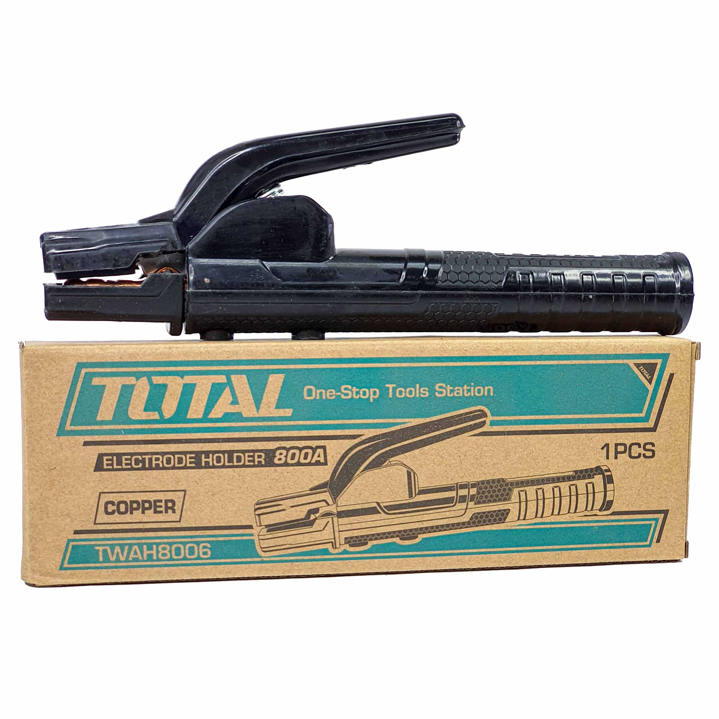 TOTAL TWAH8006 Electrode Holder, 800A Rated Current, Copper Clip, Welding Accessory | Model: TWAH8006_img_5