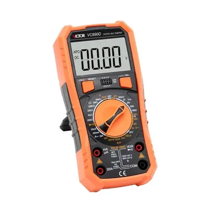 VICTOR VC890D Digital Multimeter | 1000V & 20A Capacity | True RMS | Manual Range | Model: VC890D_img_0
