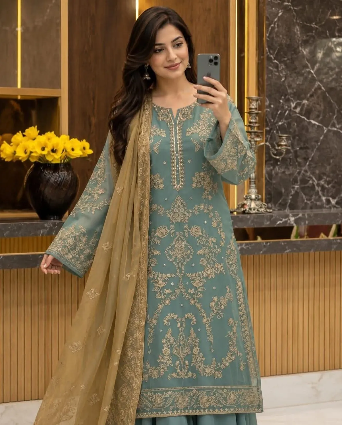 কোটা  এম্ব্র‍্যয়ডারি সিকুয়েন্স