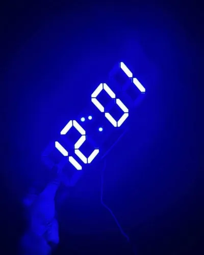 3D LED Digital Wall Alarm Clock_img_0