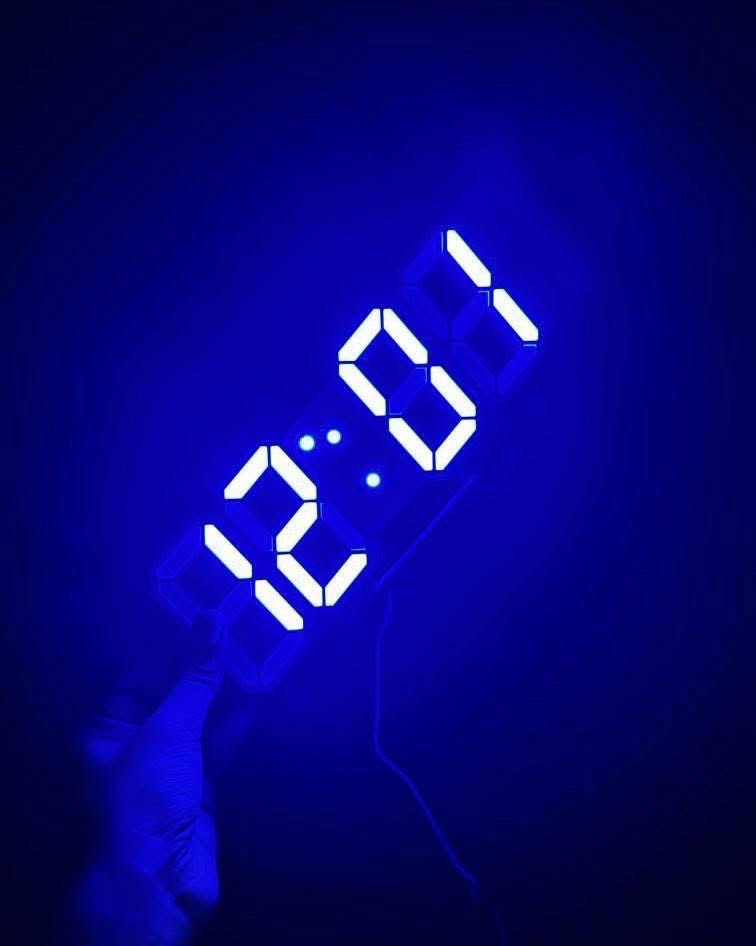 3D LED Digital Wall Alarm Clock