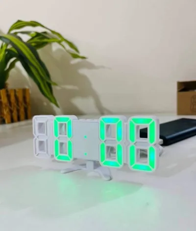 3D LED Digital Wall Alarm Clock_img_1