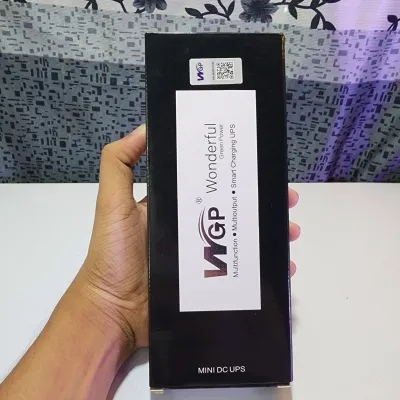 New WGP Mini UPS- Router + ONU Backup Up To 10 Hours (5V, 9V, 12V Output) -Capacity 10400mAh- Black Color_img_0