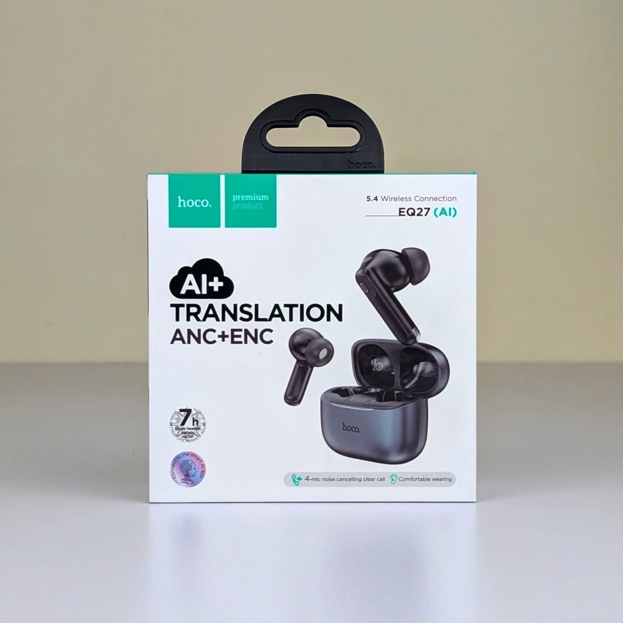 EQ27 Fun AI Translation Earbuds (ANC + ENC)