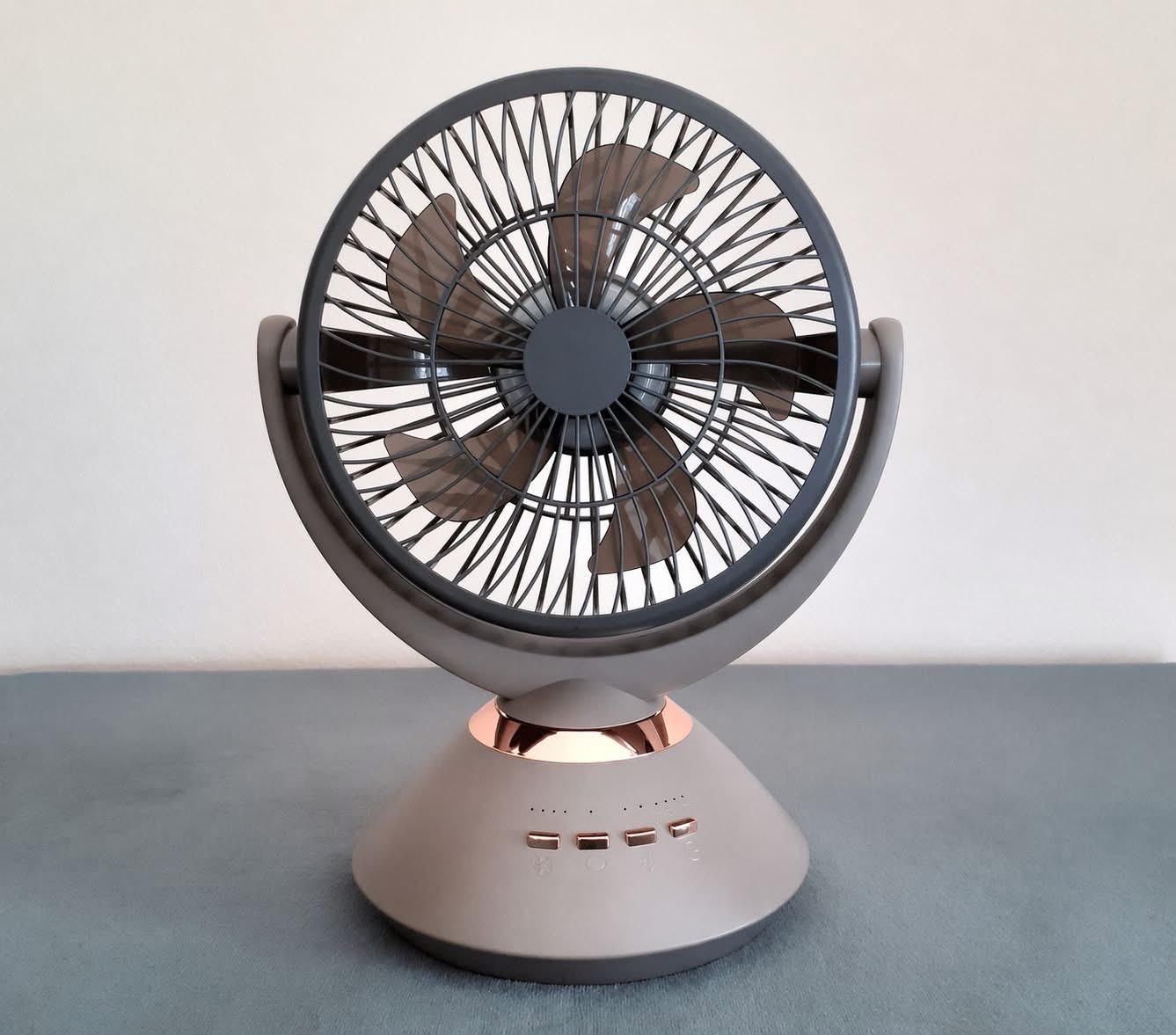 Joy Super JY-2570 Professional 6 Battery Rechargeable Portable Table Fan