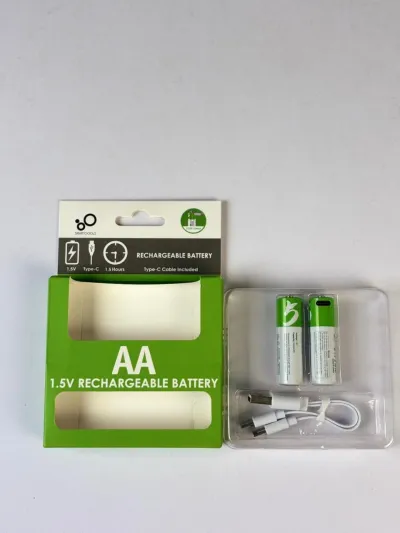 Rechargeable Battery Set With Type-C Charging Cable_img_1