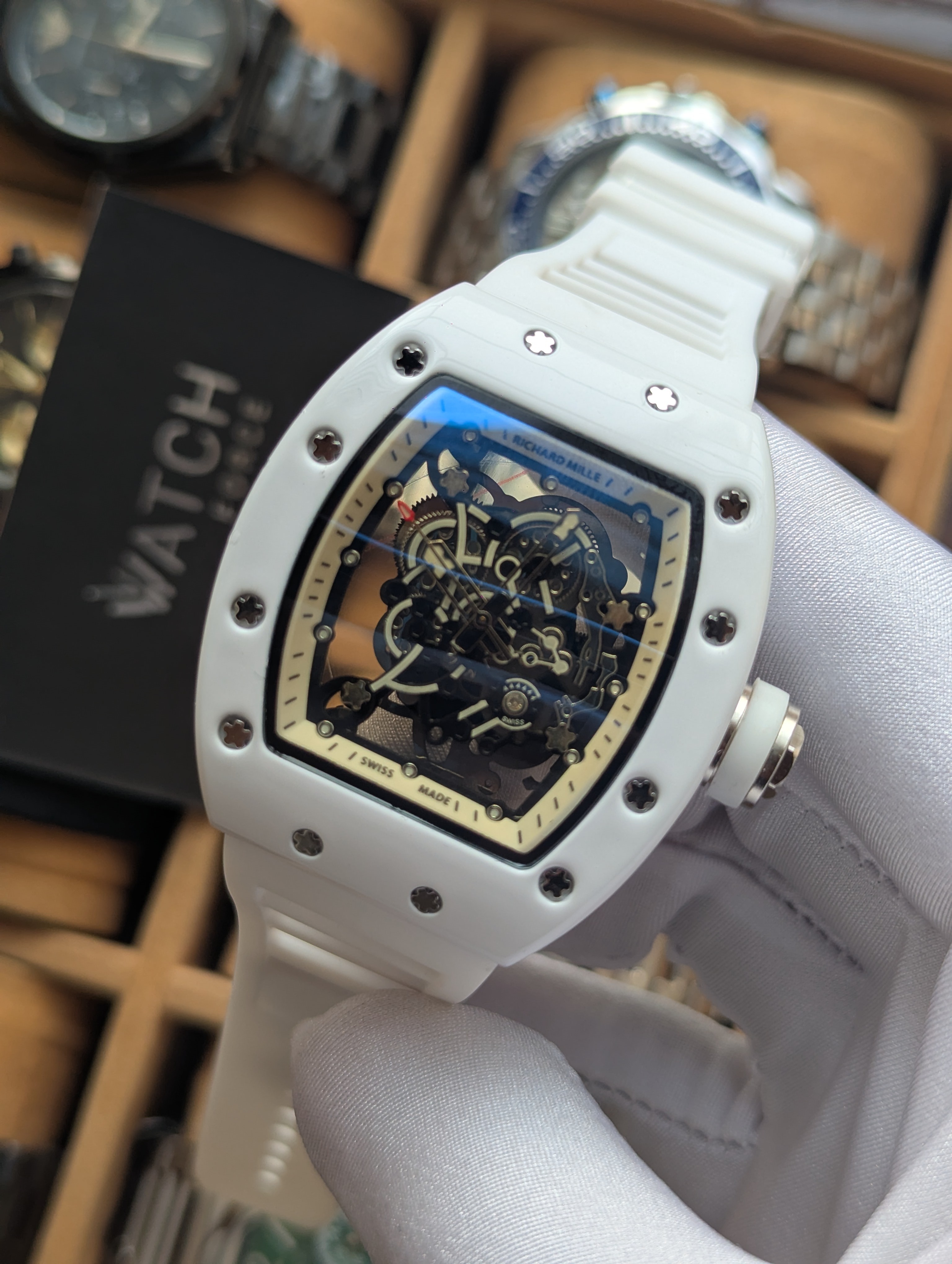 Richard Mille White Quartz Watch