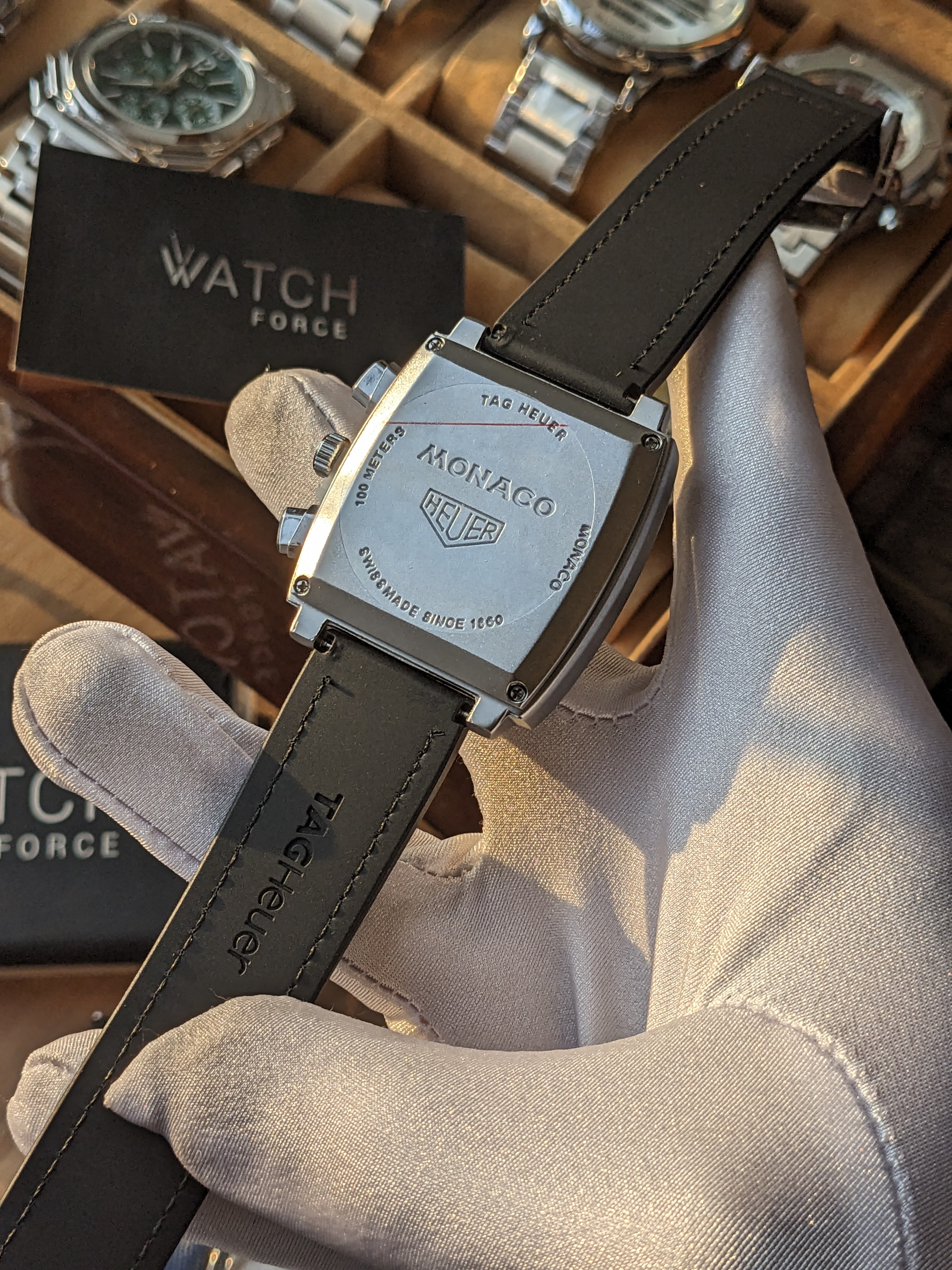 Tag Heuer Monaco Chronograph Strap Watch_img_3