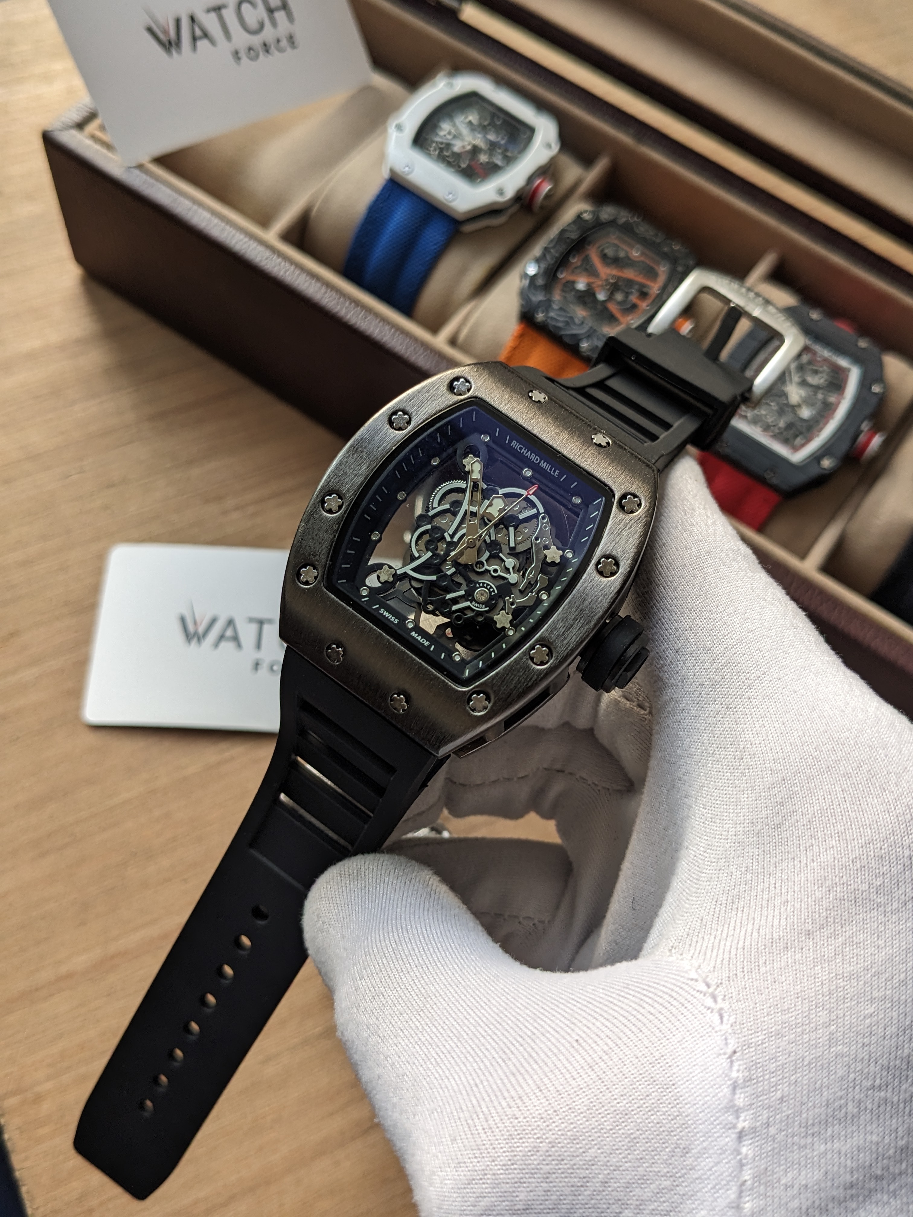 RM Black Dial Quartz Watch_img_1